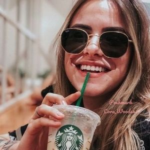 RayBan Hexagonal Black Lenses RB3548N Gold Frame Unisex New